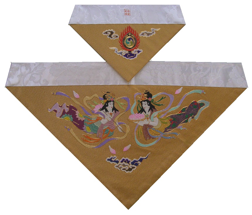 お仏具打敷 200代 刺繍本金サイズ 約大幅91×55cm 【公式通販】