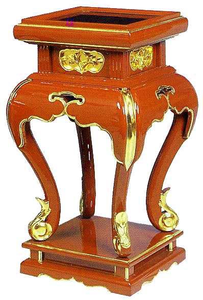 中央香台 中央香台 : 高さ40cm、天板20cm角 中央香台 :