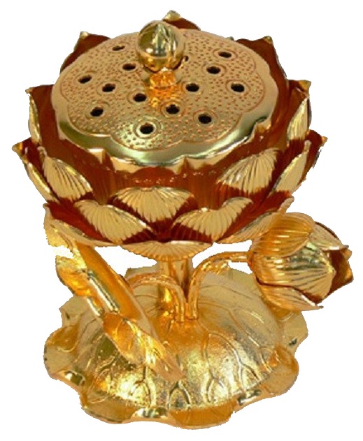 山田仏具オンラインショップ / 手香炉【真鍮製】金メッキ（寺院用）