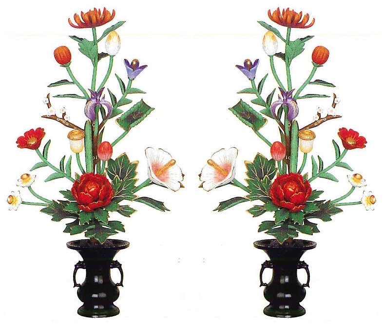 山田仏具オンラインショップ / ○寺院用 常花（余宗用）